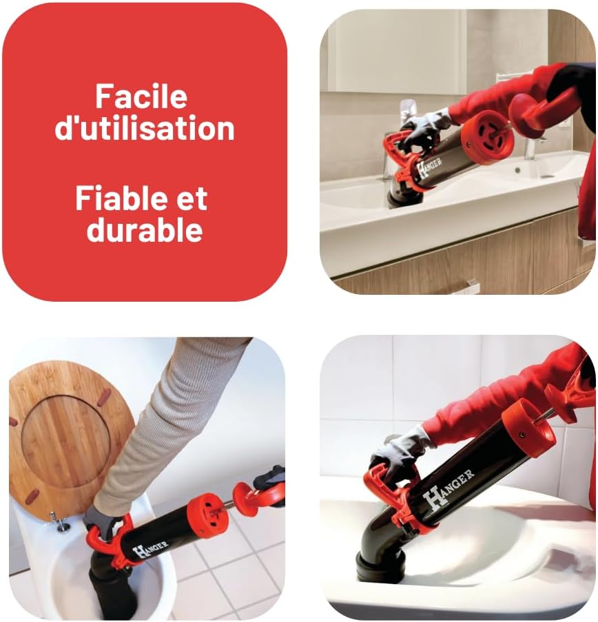 HANGER 121530 Pompa Professionale H' Pump, Nero - immagine 6