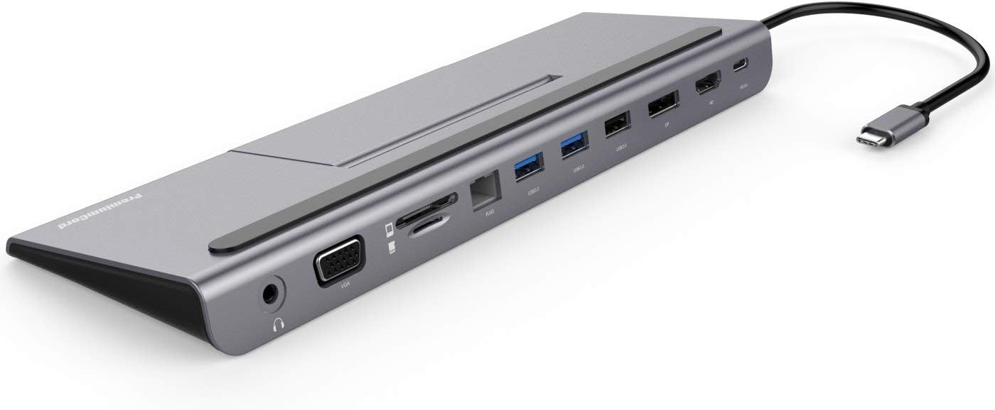 Premiumcord Docking Station USB-C MST per Notebook - immagine 1