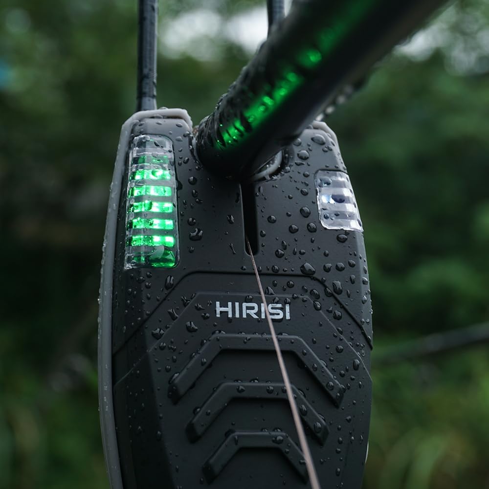 Hirisi Tackle Set 4 Allarmi e 1 Ricevitore per Pesca alla Carpa - immagine 3