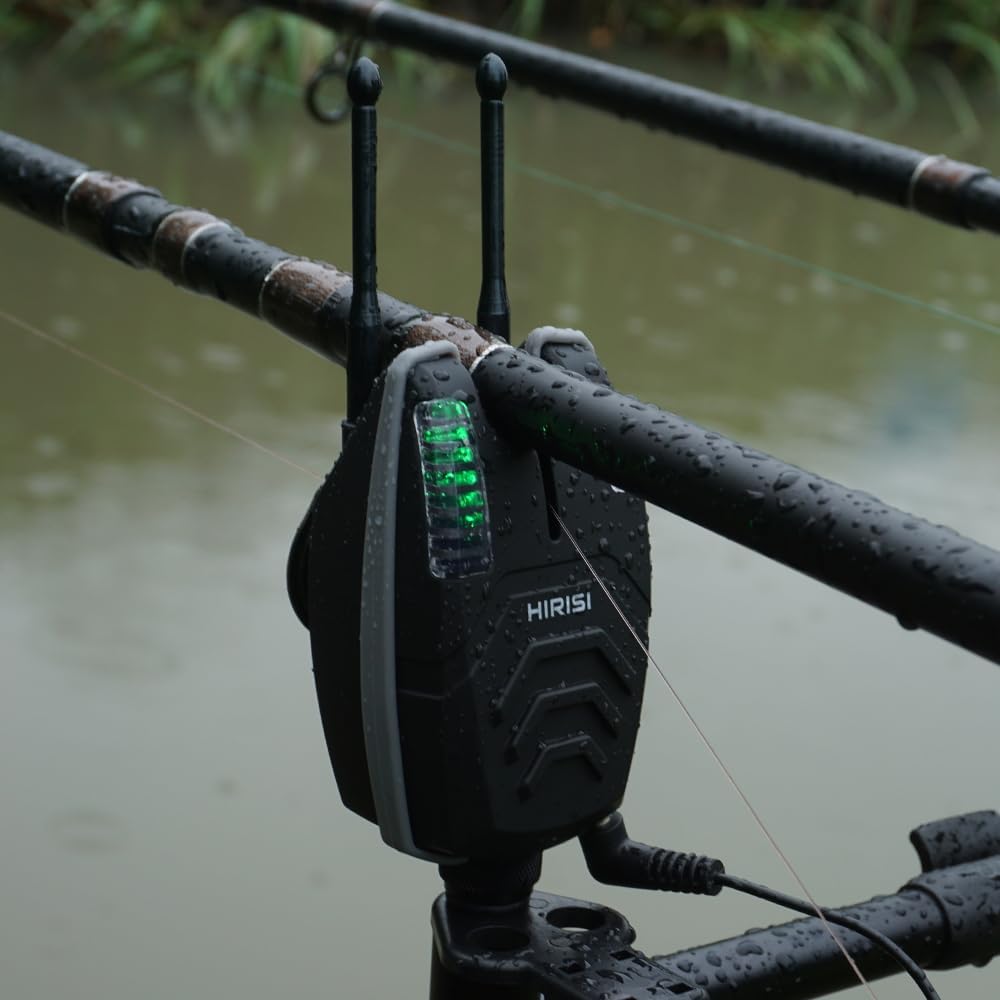 Hirisi Tackle Set 4 Allarmi e 1 Ricevitore per Pesca alla Carpa - immagine 6