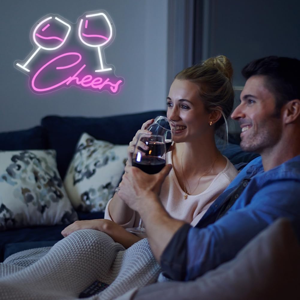 Uexnkj-y Luci al Neon Bar Cheers USB con Interruttore - immagine 6