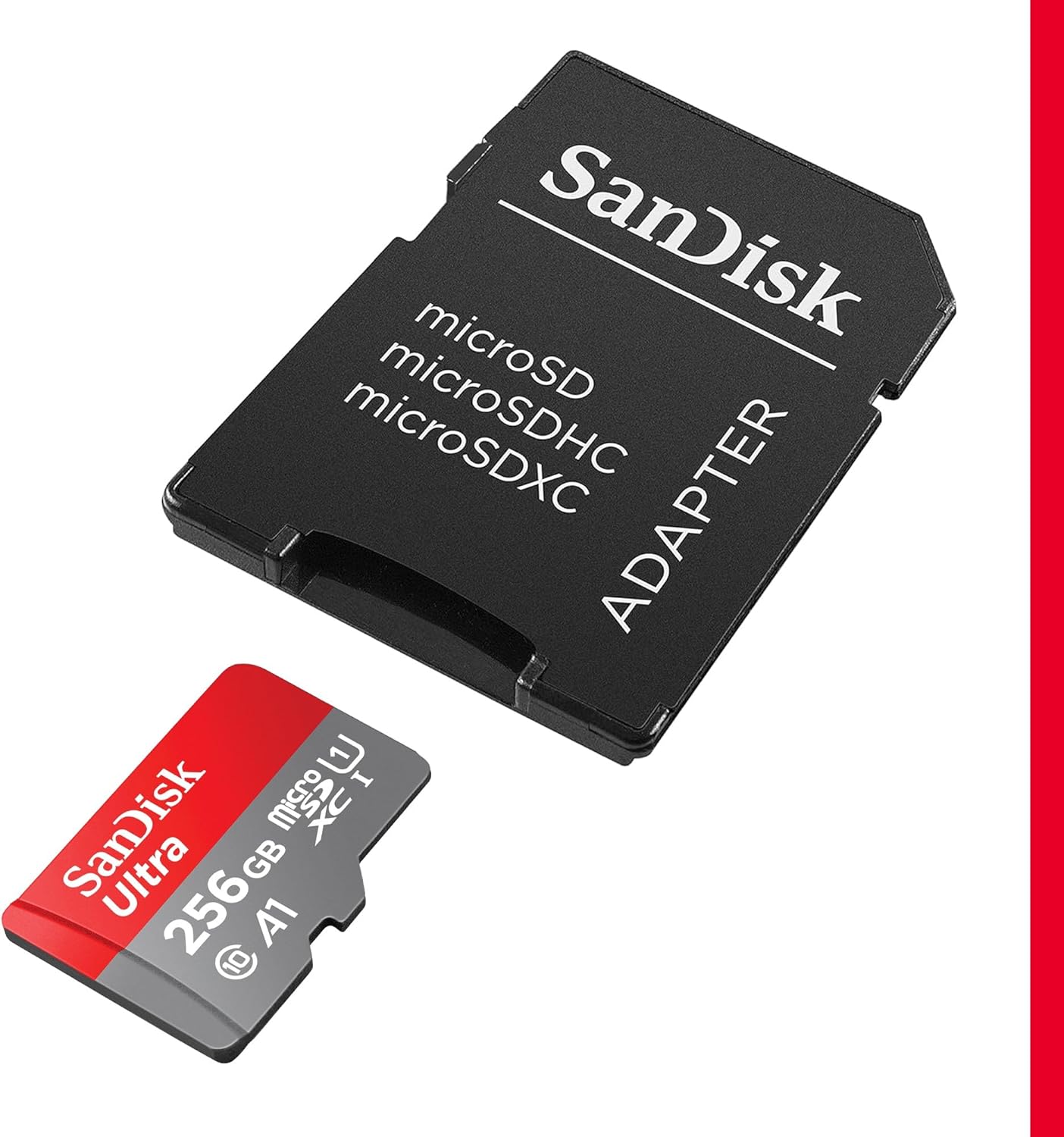 Sandisk 256GB Ultra microSDXC + Adattatore SD - immagine 2