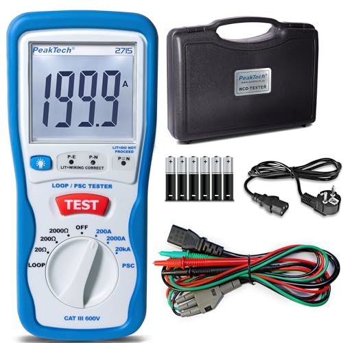 Peaktech P 2715 - Tester Digitale PSC con Display LCD
