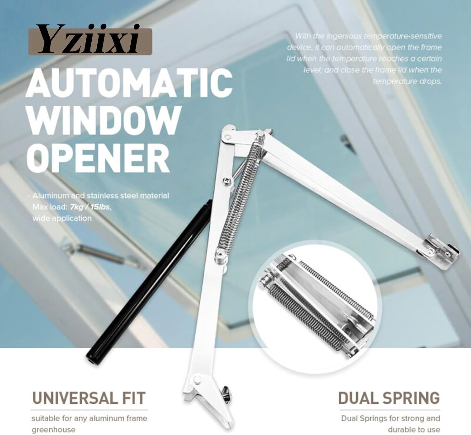 Tawveml - Apriscatole Automatiche per Serra (2 Pezzi) - immagine 2