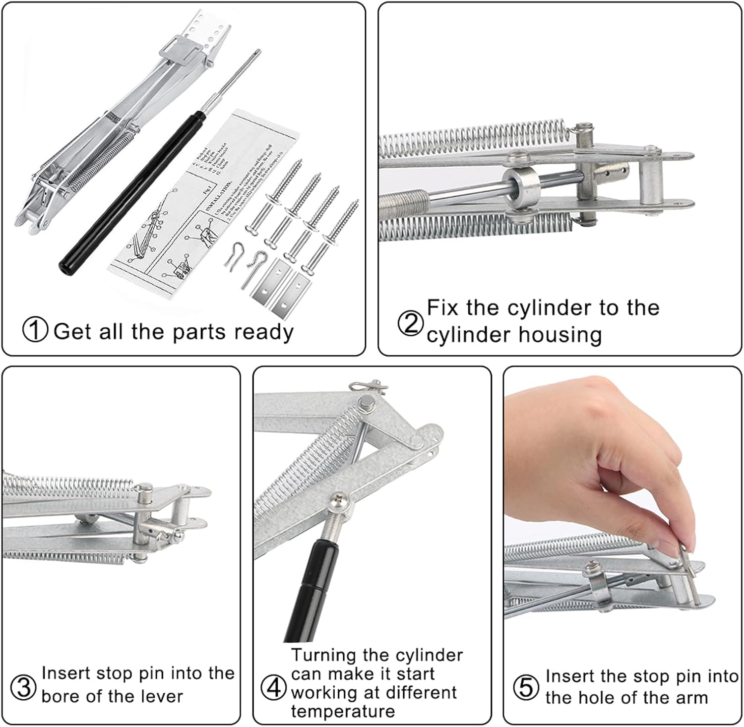 Tawveml - Apriscatole Automatiche per Serra (2 Pezzi) - immagine 5