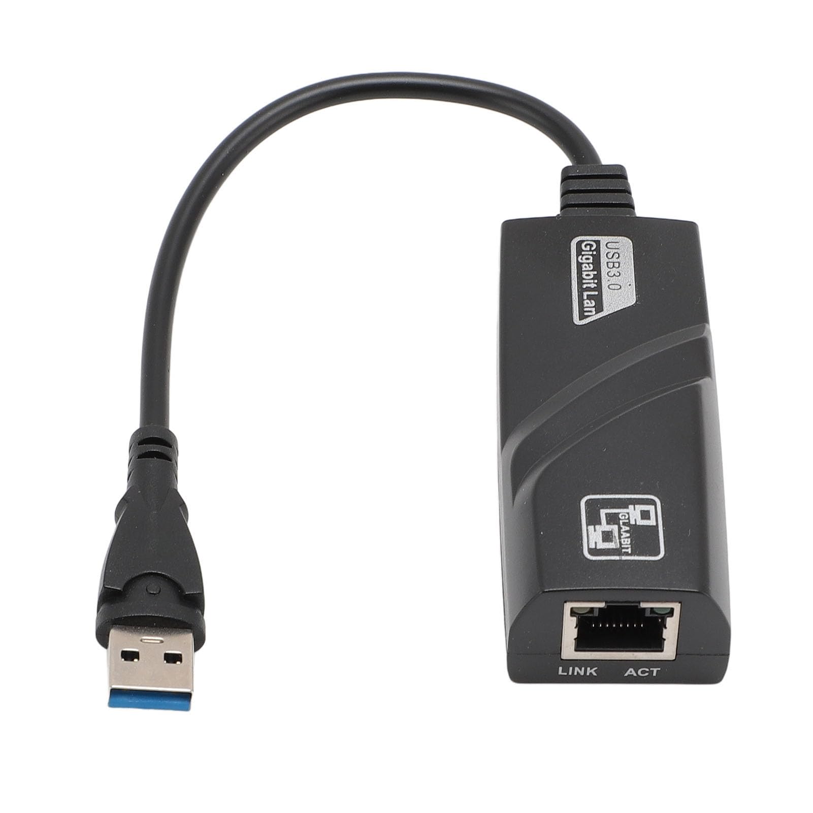 Adattatore da USB 3.0 a Ethernet, Adattatore Internet da USB 3.0 a 10/100/1000 Gigabit Ethernet, Adattatore di Rete LAN per OS X, Linux