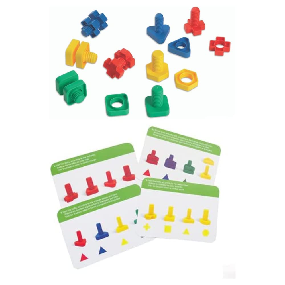 Edushape – Ed 926144 – Viti e Bulloni – 144 Pezzi