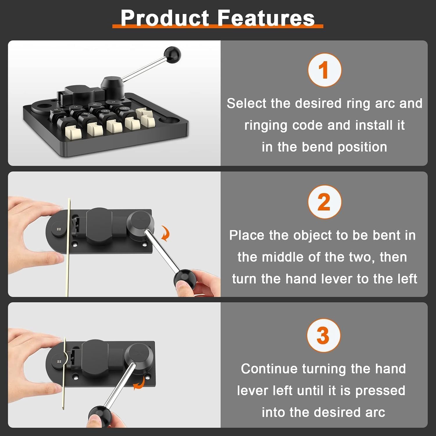TOOSOAR Macchina per Piegare Anelli - immagine 3