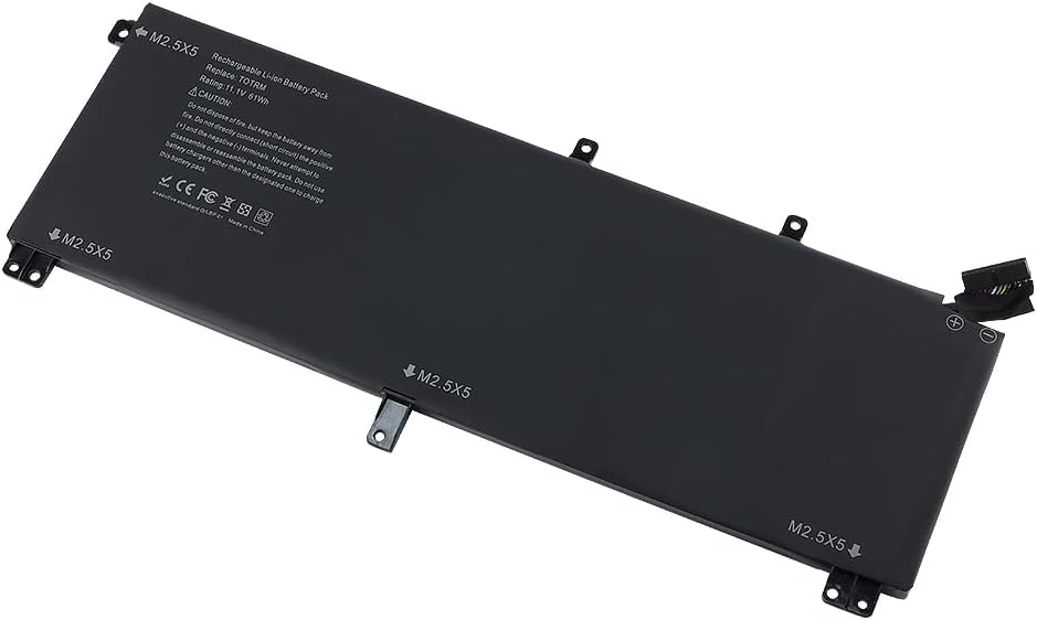 11.1V 61WH T0TRM Batteria Sostitutiva per Dell XPS 15 - immagine 3