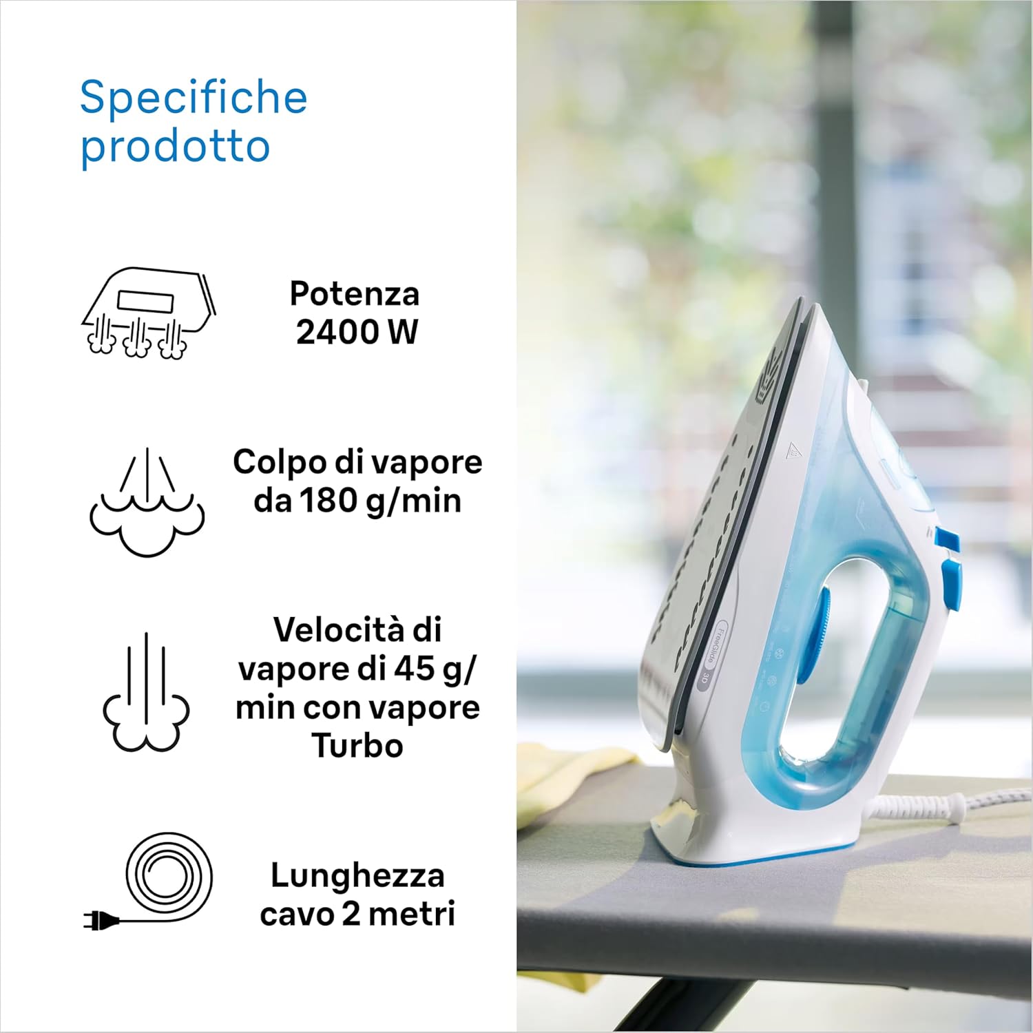 Braun Texstyle 3 SI3053BL - Ferro da Stiro a Vapore 270ml - immagine 4