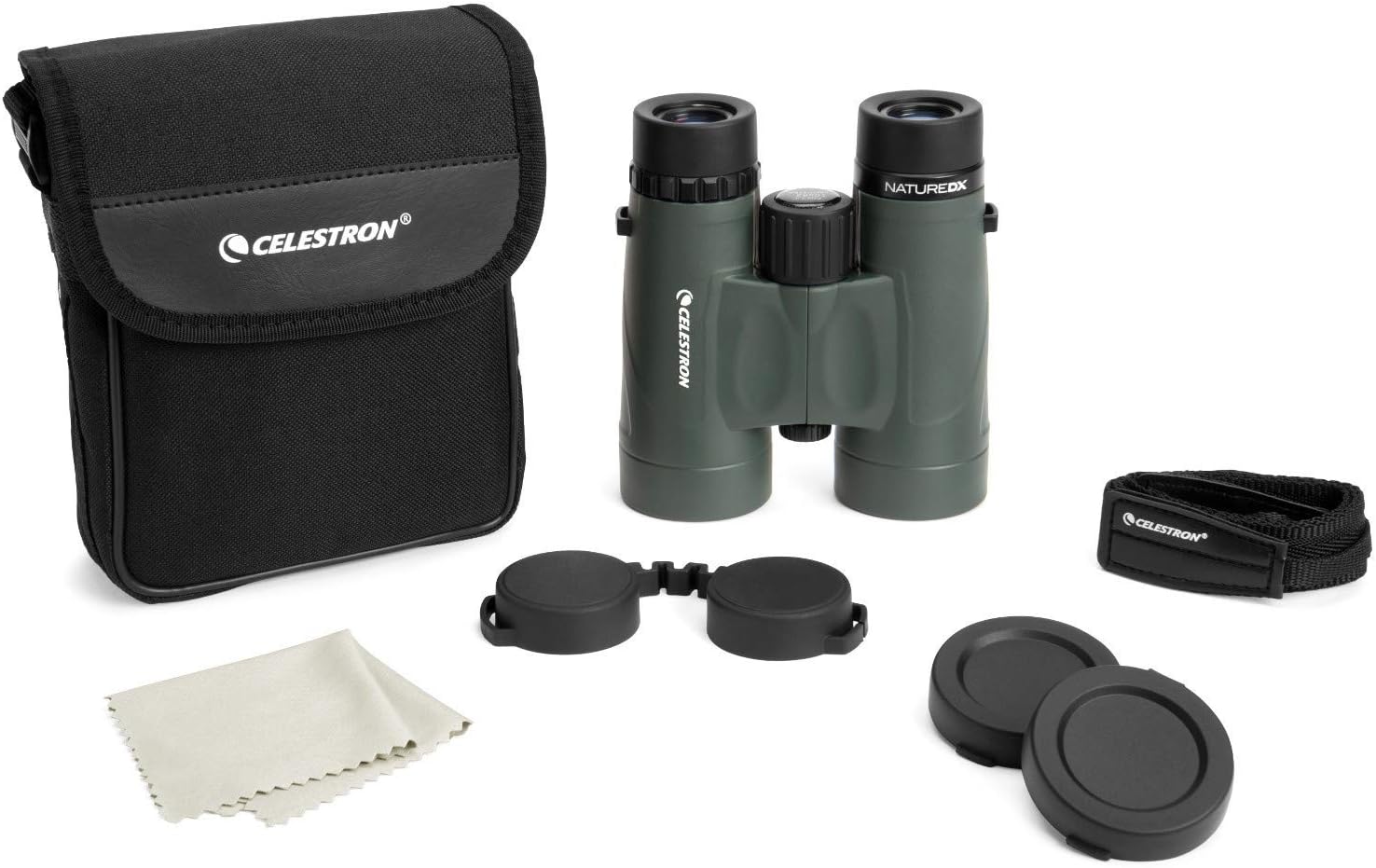 Celestron 71333 Binocolo Nature DX 10x42 mm, Verde - immagine 6