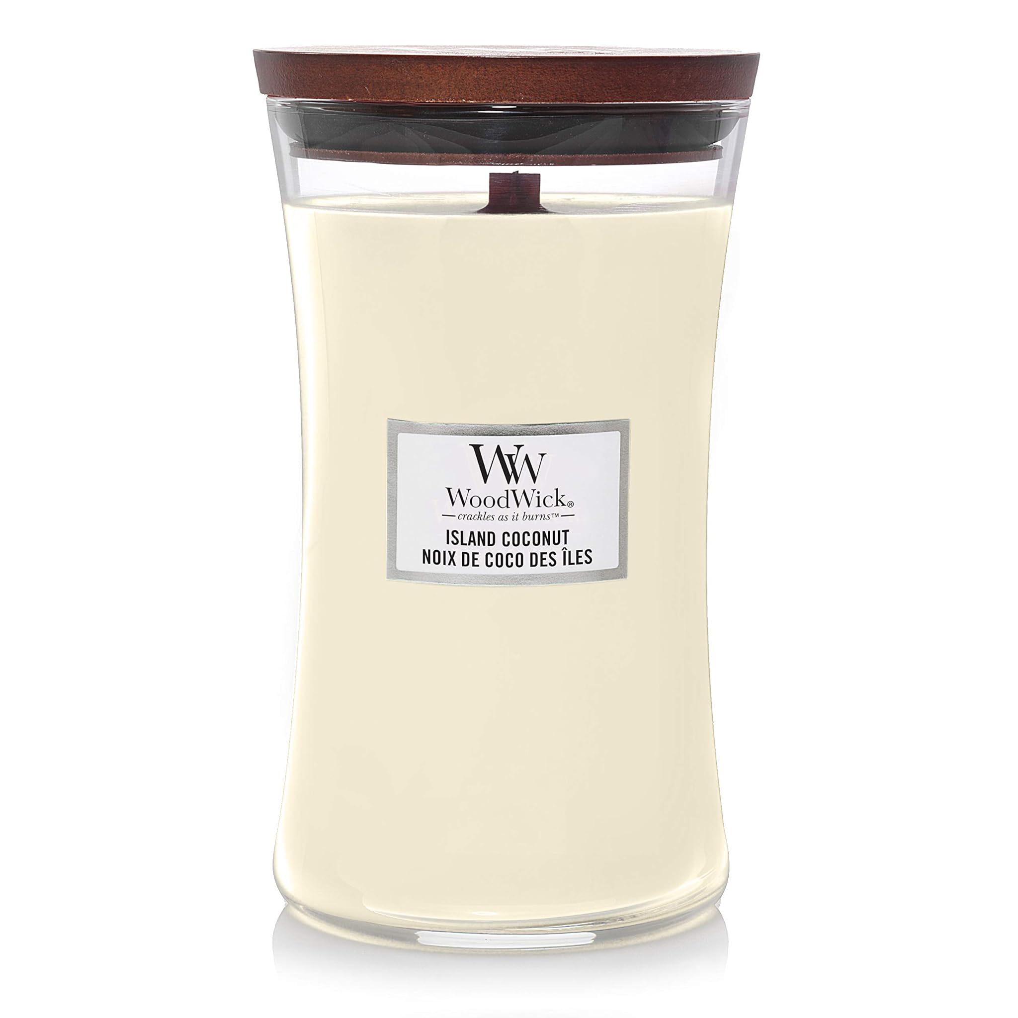 Woodwick Candela Grande Profumata Island Coconut