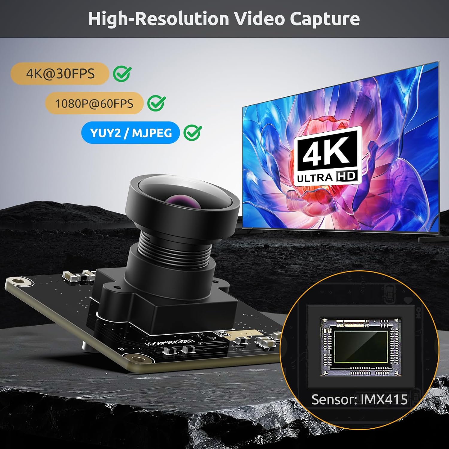 Innomaker Modulo Camera USB 3.0 UVC con Sensore IMX415 - immagine 2