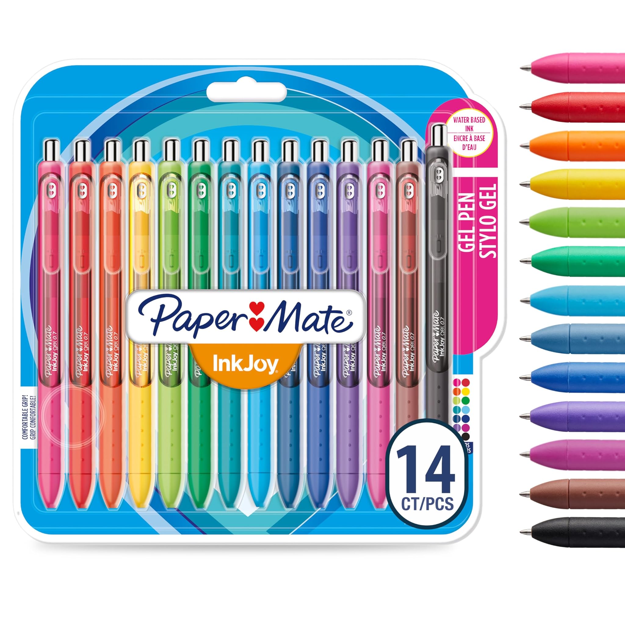 Paper Mate InkJoy Penna Gel Punta Media, 14 Pezzi