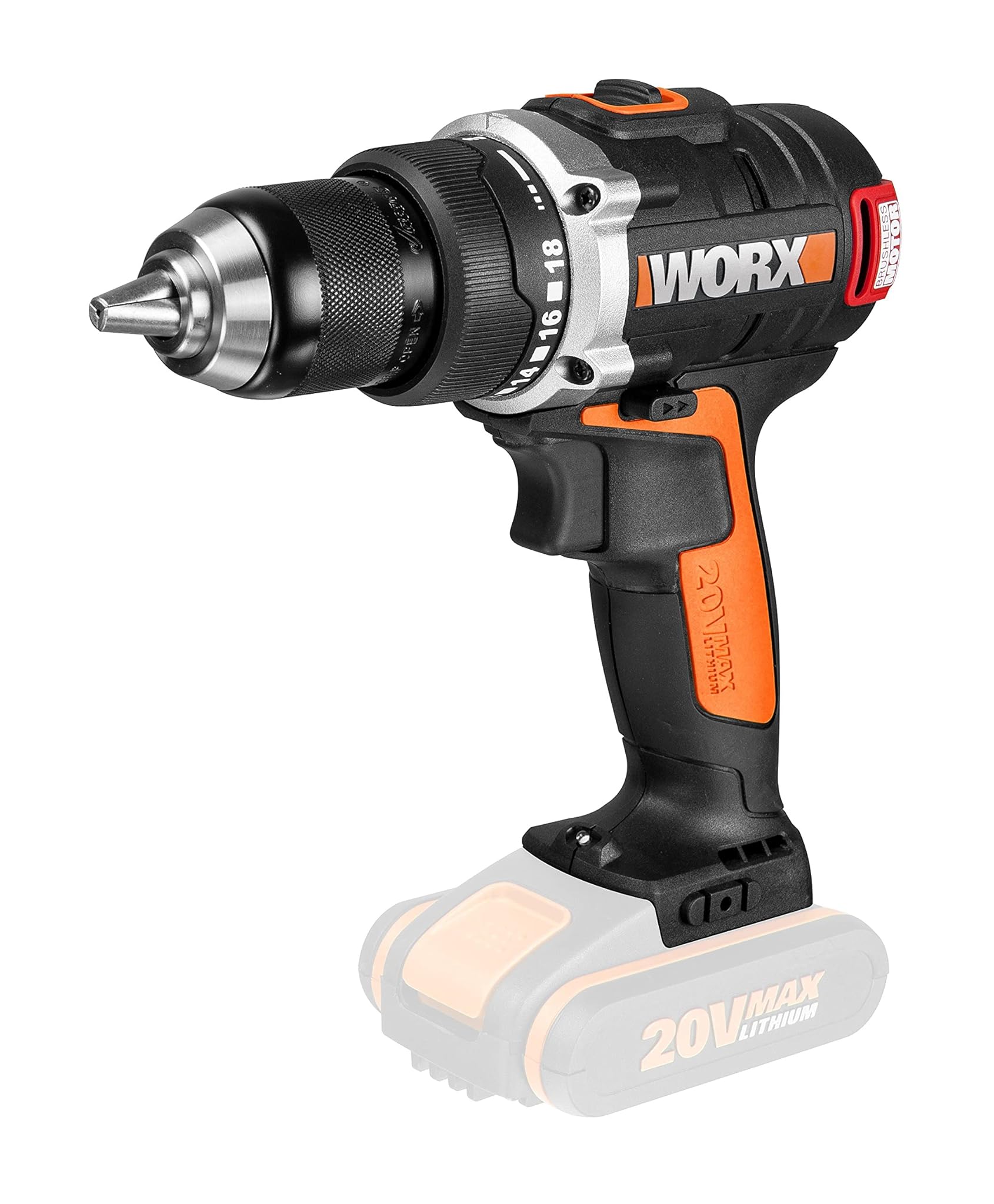 Worx WX175 Trapano Avvitatore Brushless 20V MAX