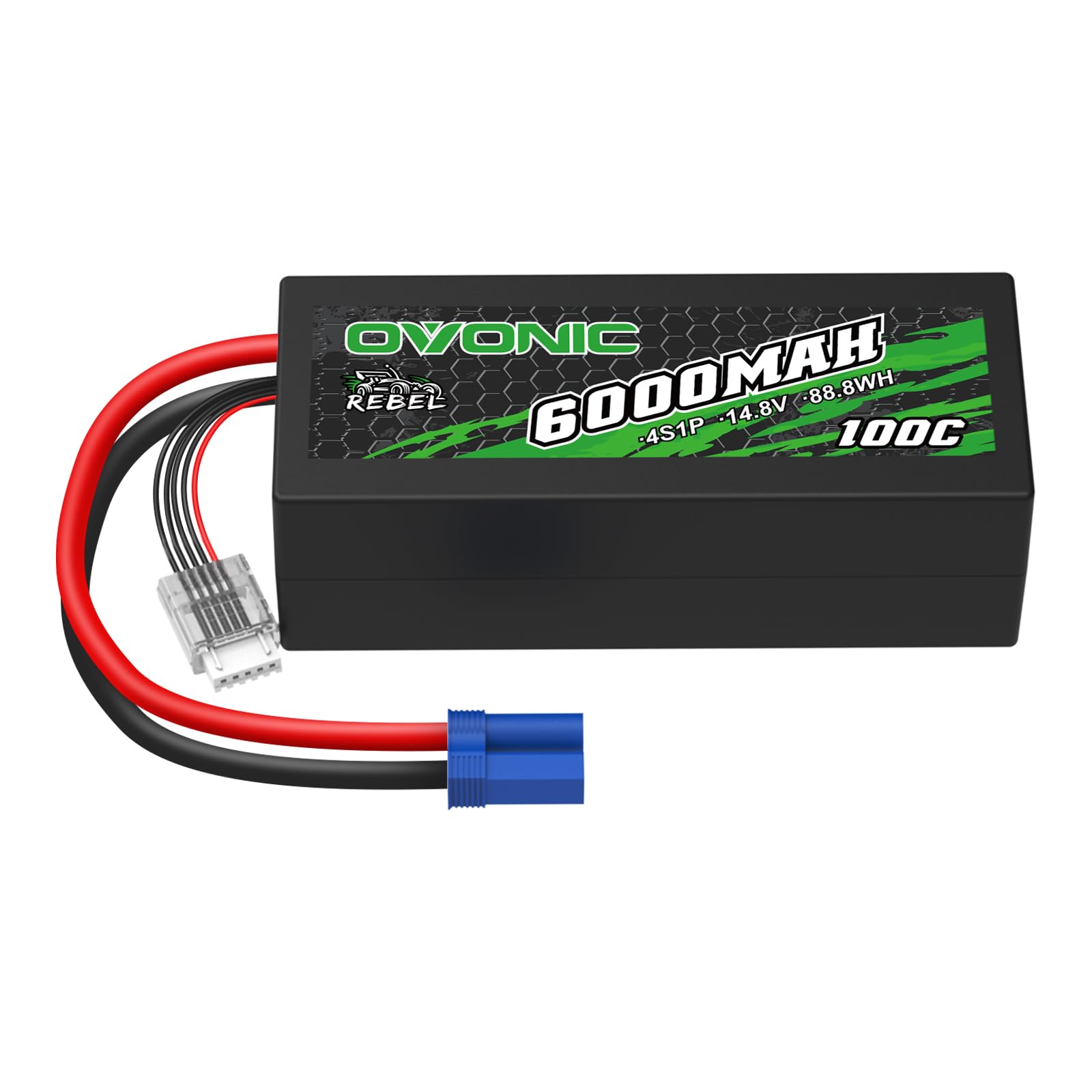 Ovonic Batteria Lipo 4s 6000mAh 100C 14.8V EC5
