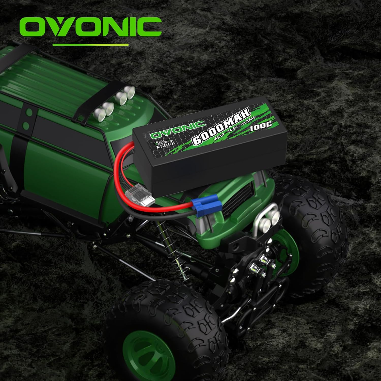 Ovonic Batteria Lipo 4s 6000mAh 100C 14.8V EC5 - immagine 3