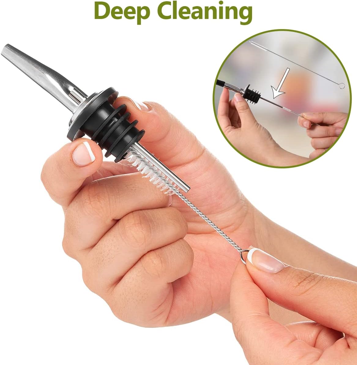 Oliera e Dosatore Olio Aceto 500ML - immagine 6