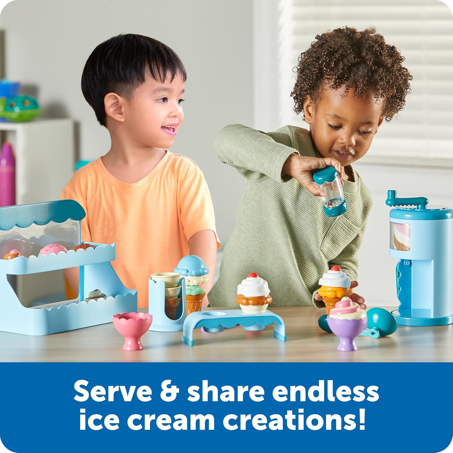 Learning Resources Swirly Scoops Ice Cream Shoppe LER9278 - immagine 2