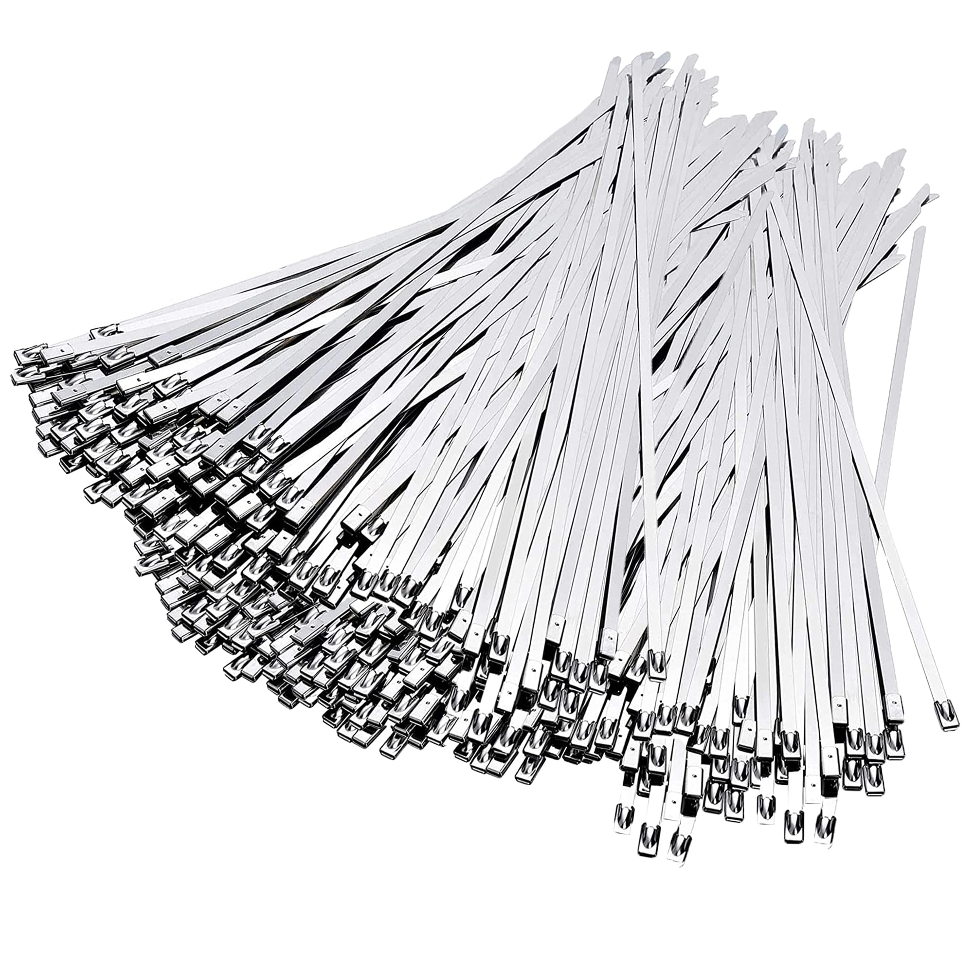 Deecam Fascette Metalliche in Acciaio Inox 500 Pezzi