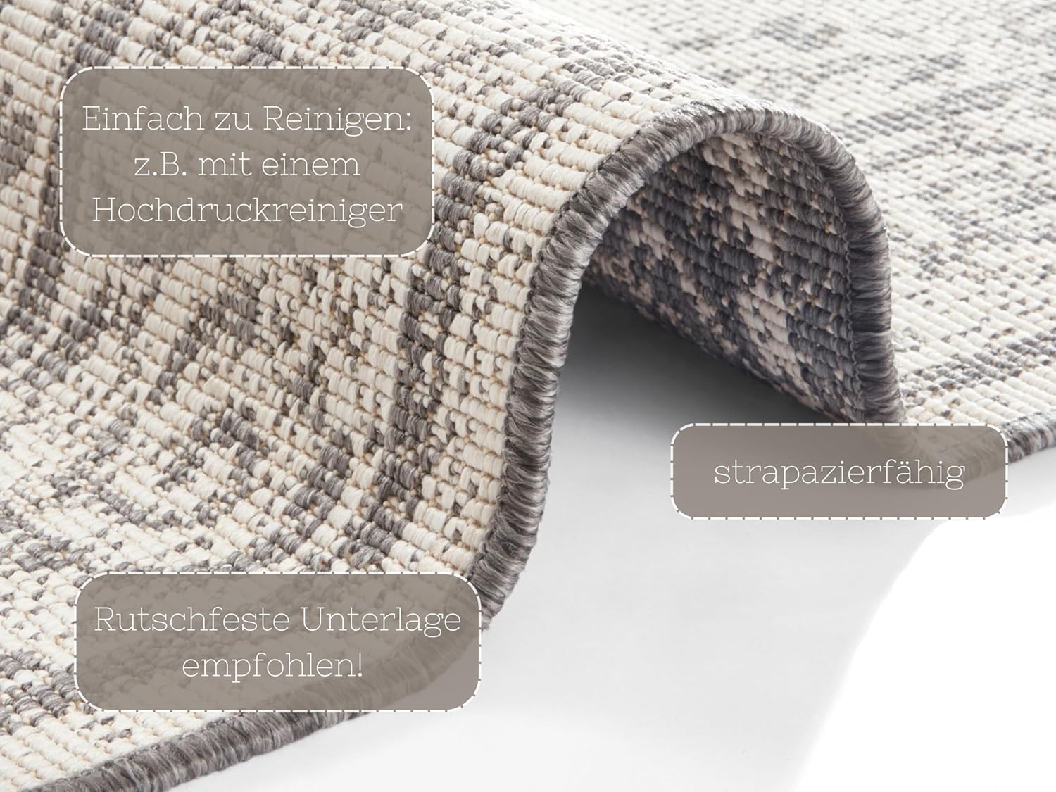 NORTHRUGS Tappeto Cebu 160x230cm per Interni ed Esterni - immagine 4