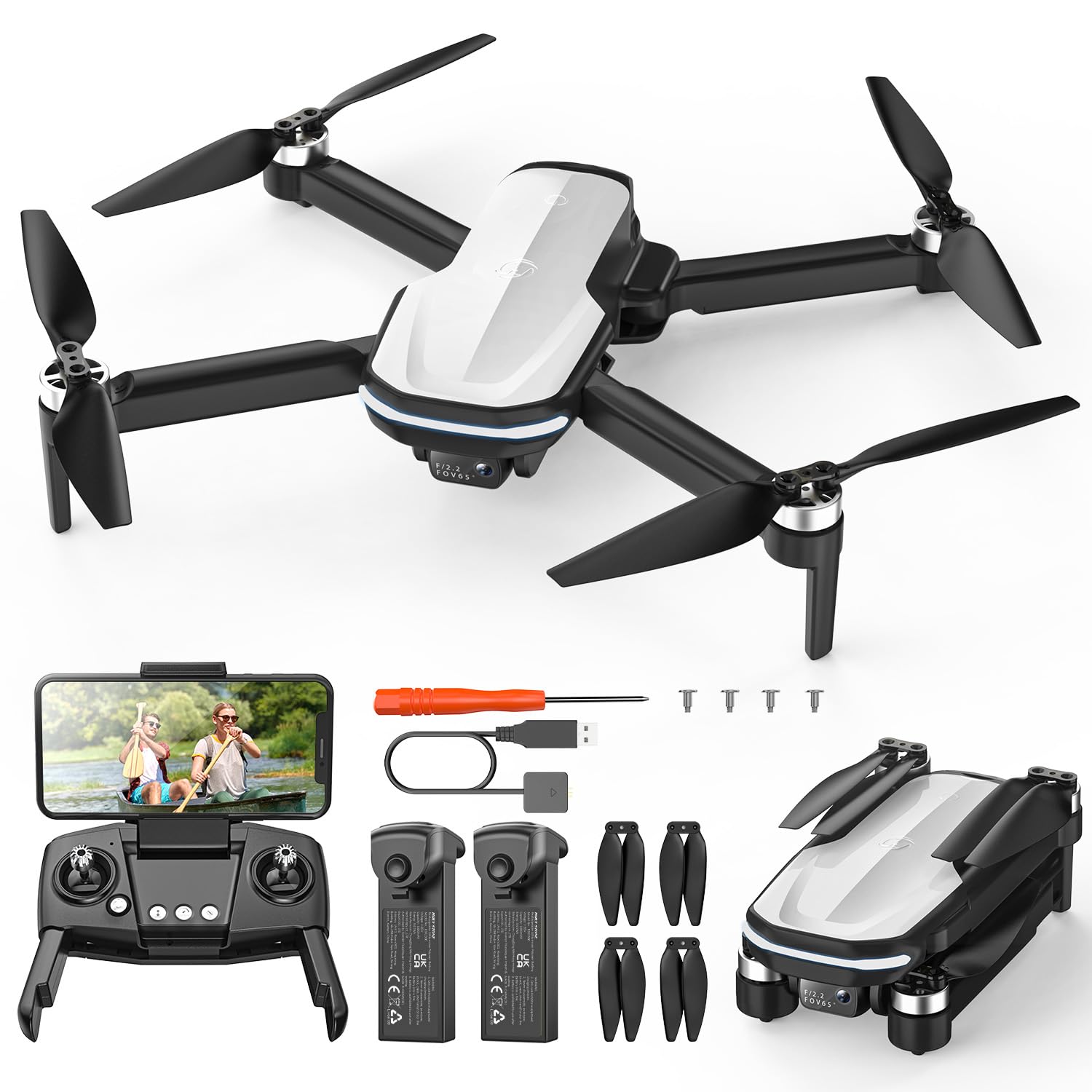 Holy Stone HS280D Drone FPV con Fotocamera 1080P HD