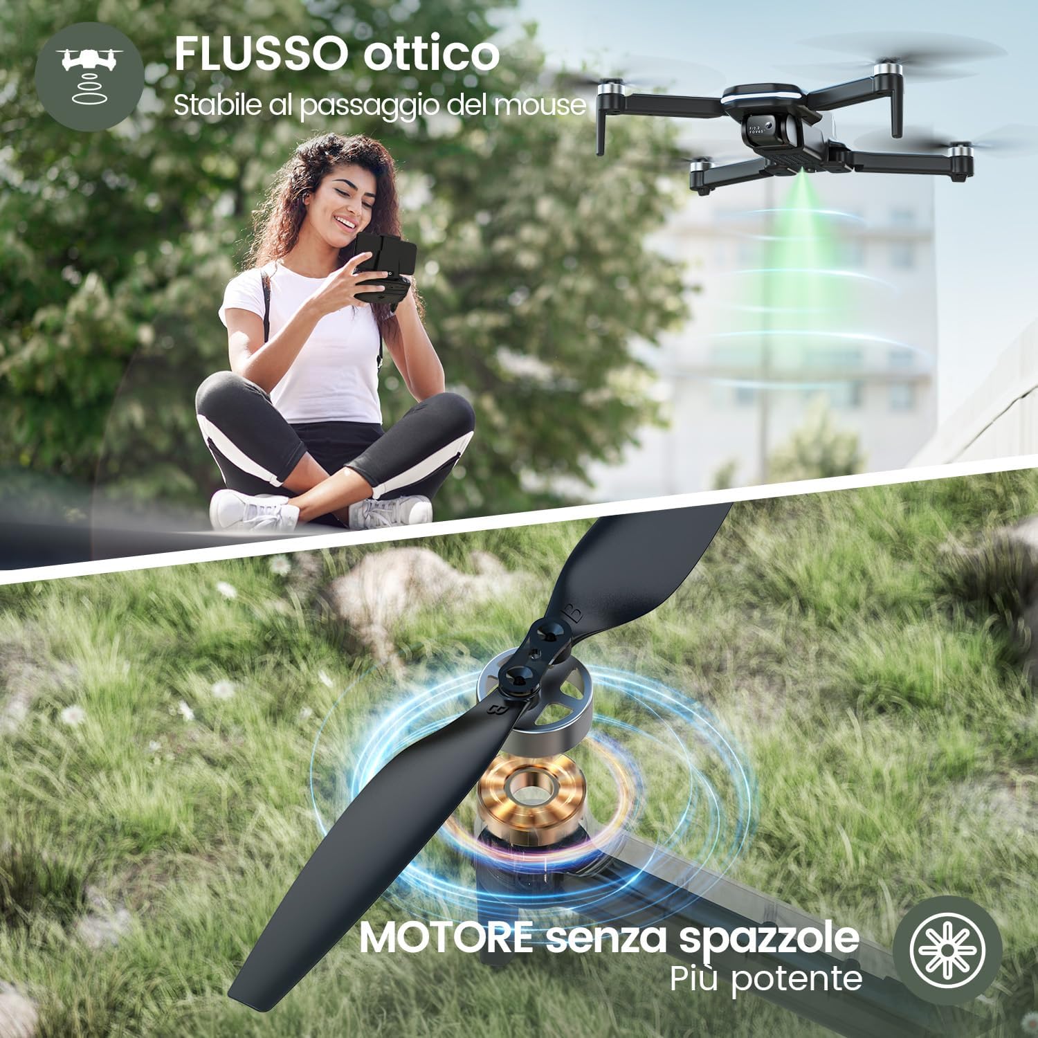 Holy Stone HS280D Drone FPV con Fotocamera 1080P HD - immagine 3