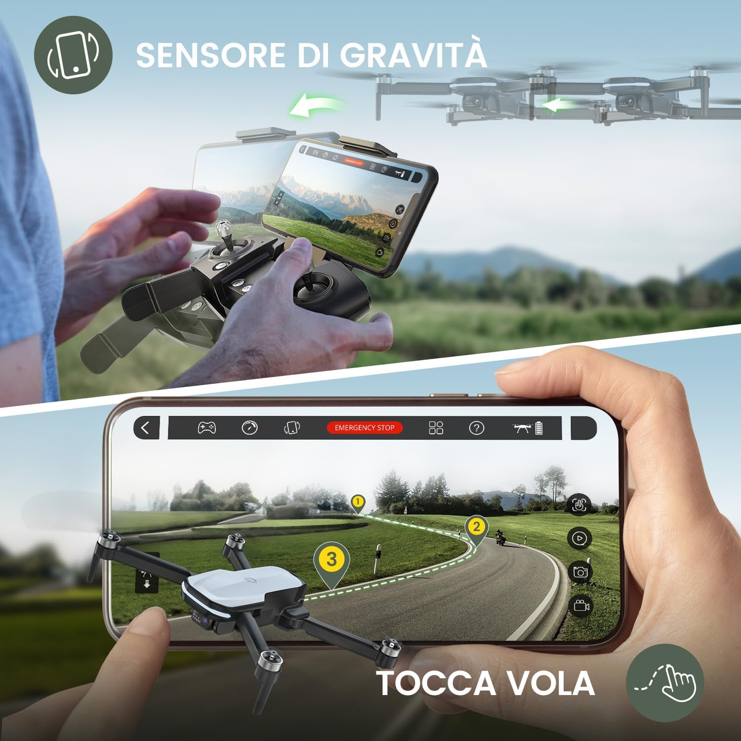 Holy Stone HS280D Drone FPV con Fotocamera 1080P HD - immagine 6