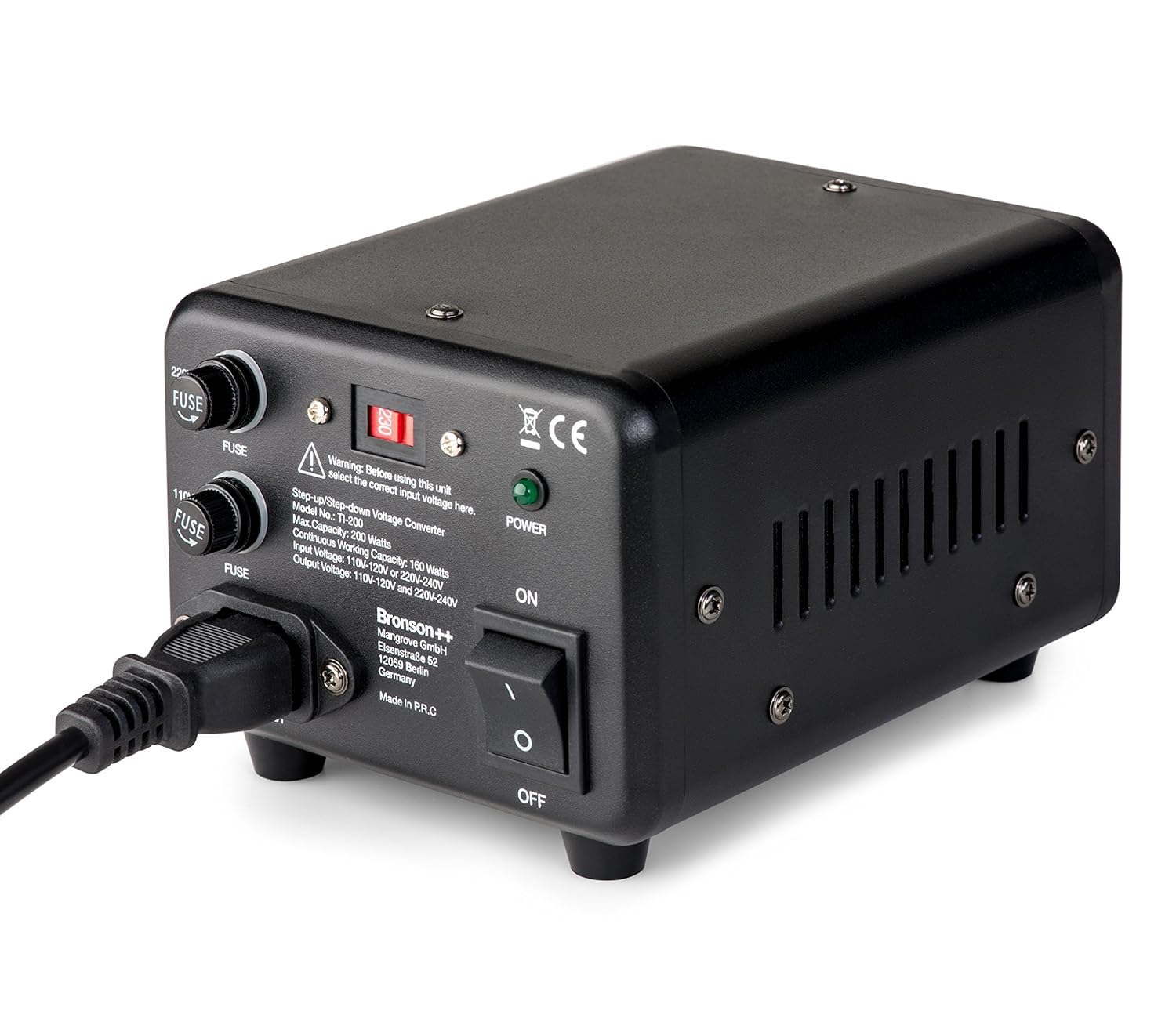 Bronson++ TI 200 - Trasformatore 110V 200W - immagine 3