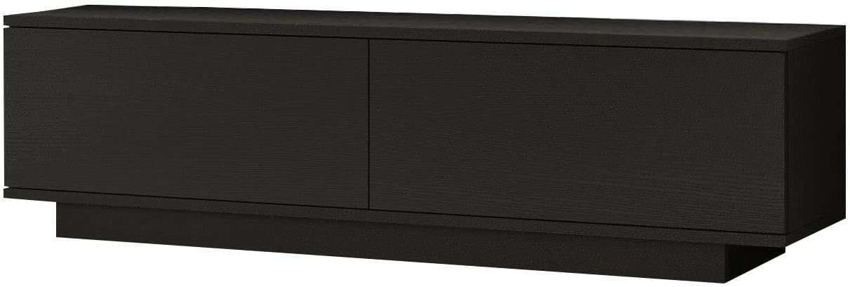 Dmora Mobile Porta TV Zaur 140x36h38 cm, Nero - immagine 9