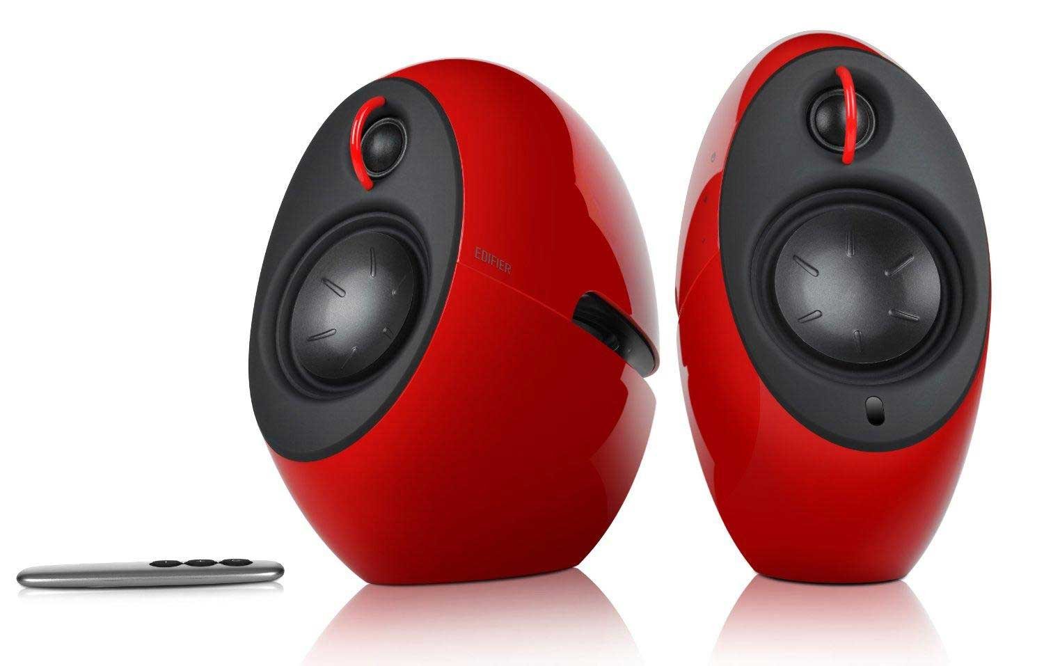 Edifier E25HD Luna Eclipse - Altoparlanti Bluetooth 4.0, Rosso