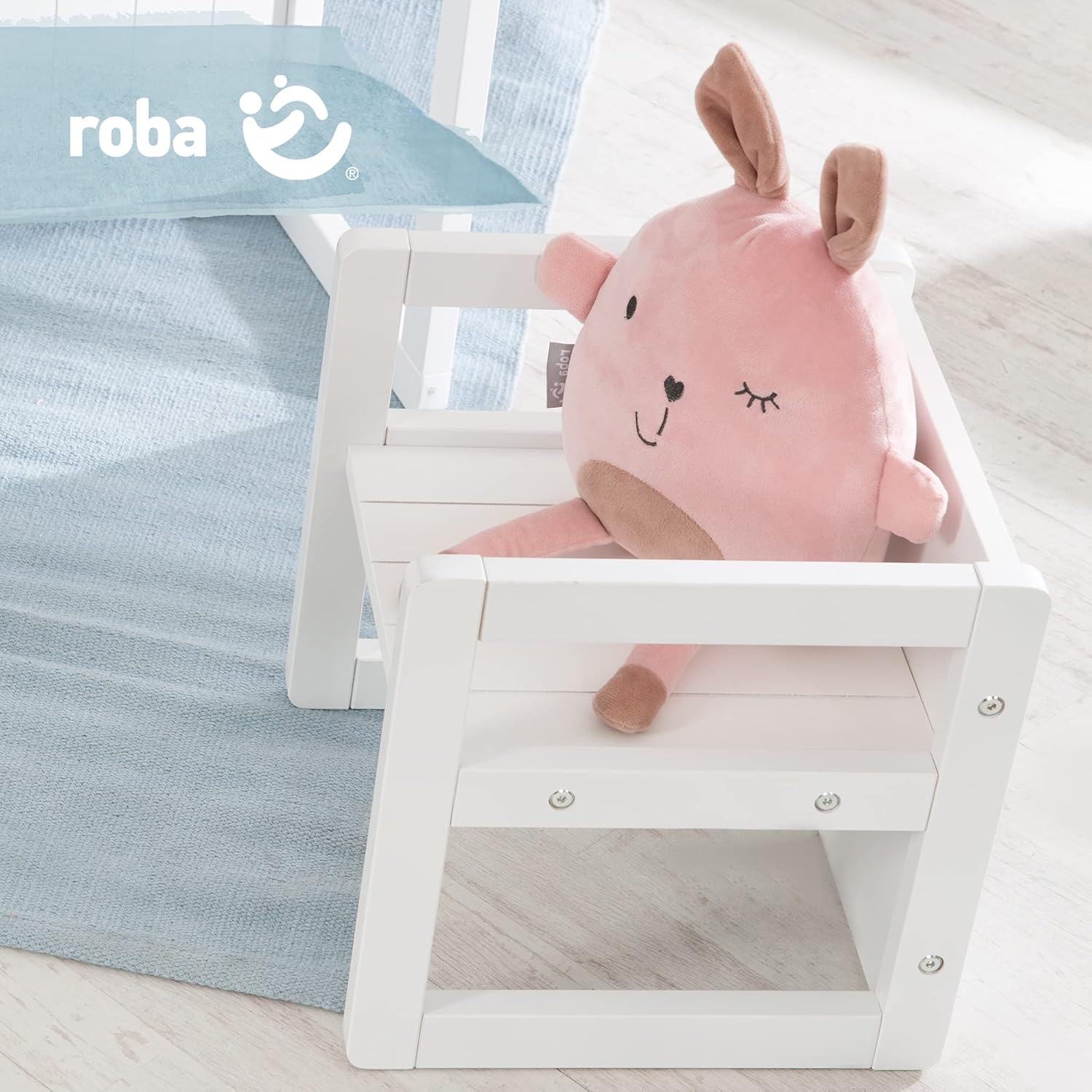 Roba Sgabello per Bambini in Legno Laccato Bianco - immagine 4