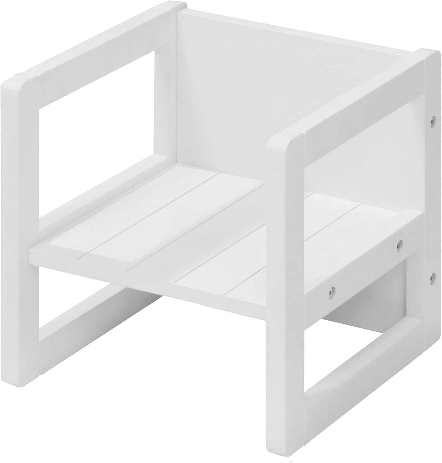 Roba Sgabello per Bambini in Legno Laccato Bianco - immagine 9