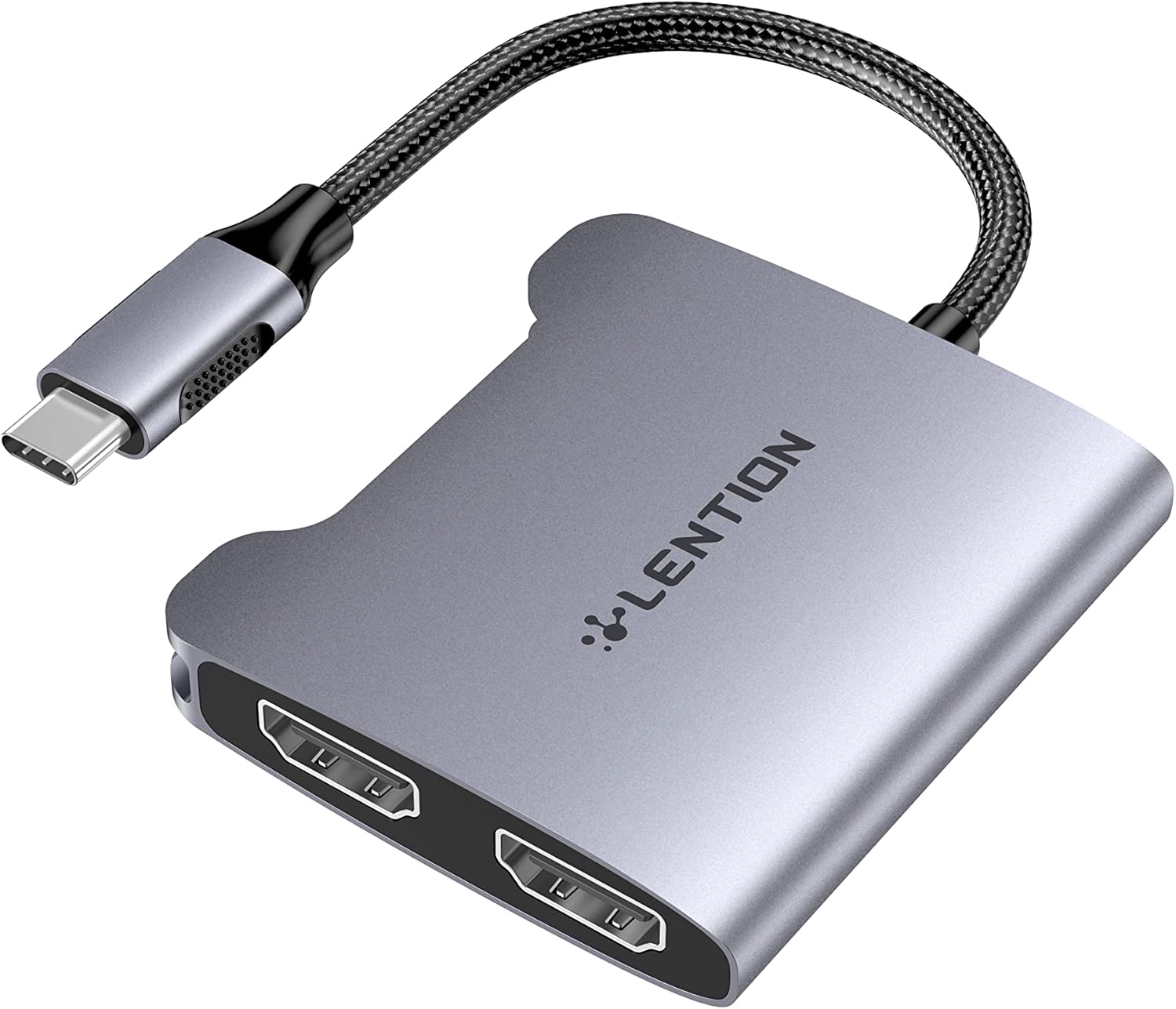 Lention Adattatore USB C a Doppio HDMI 4K 60Hz