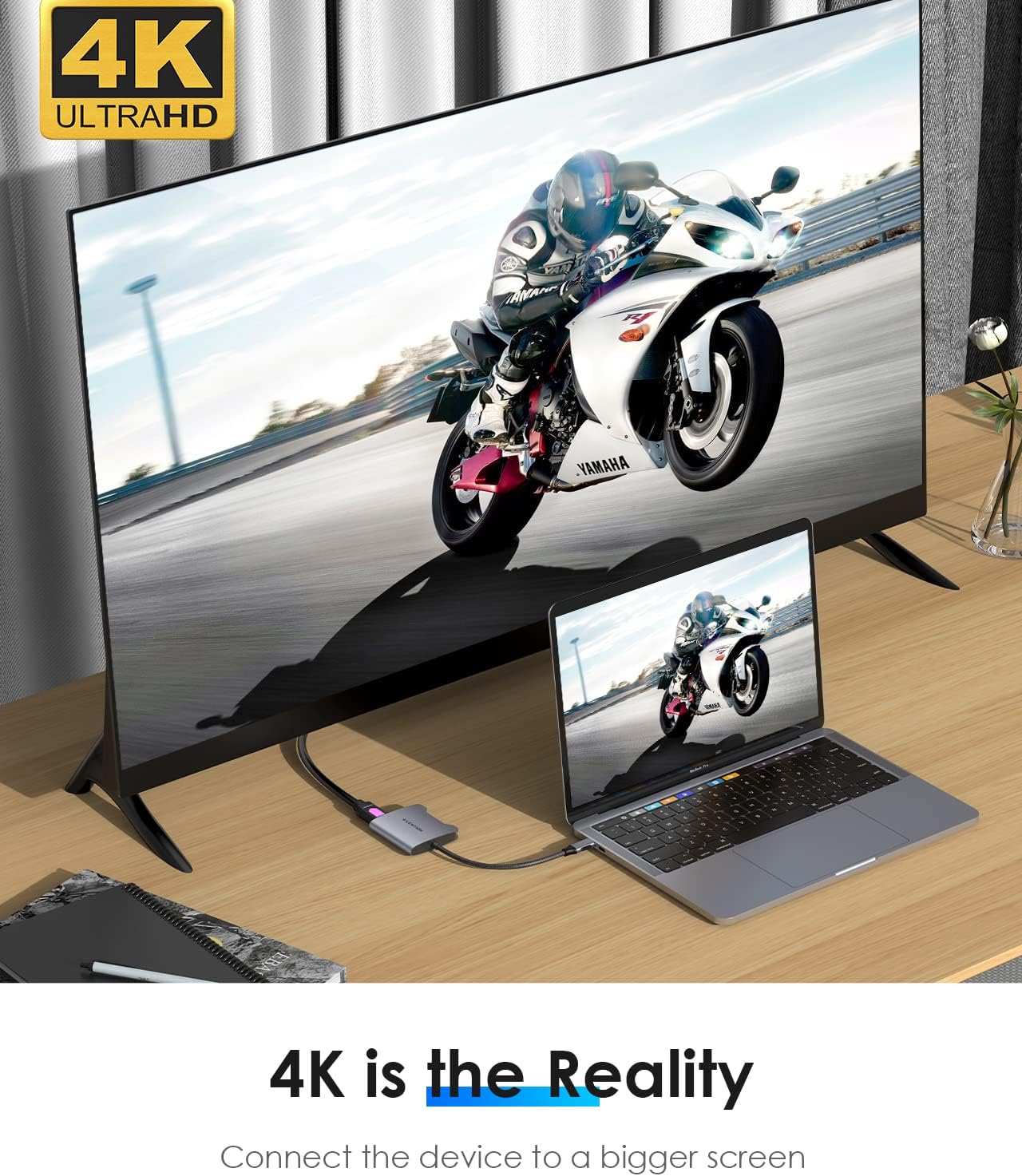 Lention Adattatore USB C a Doppio HDMI 4K 60Hz - immagine 6