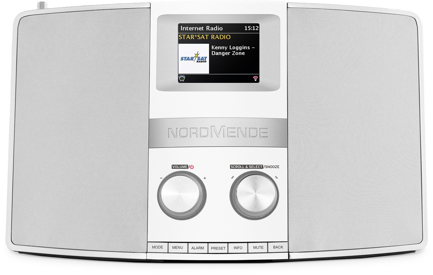 Nordmende Transita 400 - Internet Radio DAB+, bianco/argento