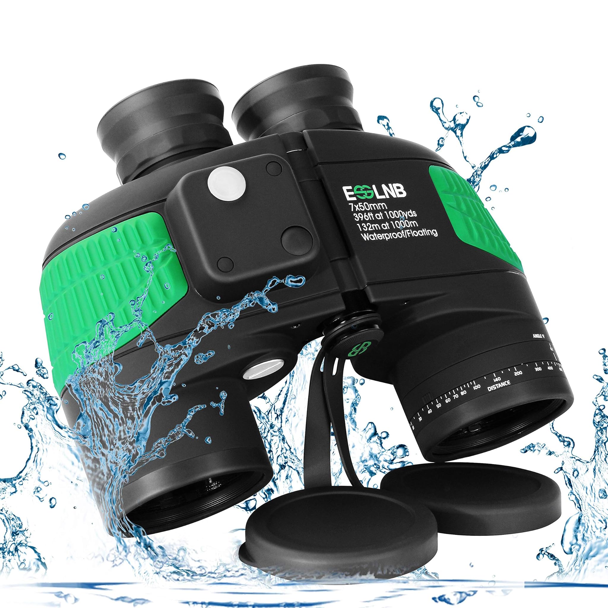 Esslnb Binocolo Marino BAK4 Prisma con Telemetro Bussola