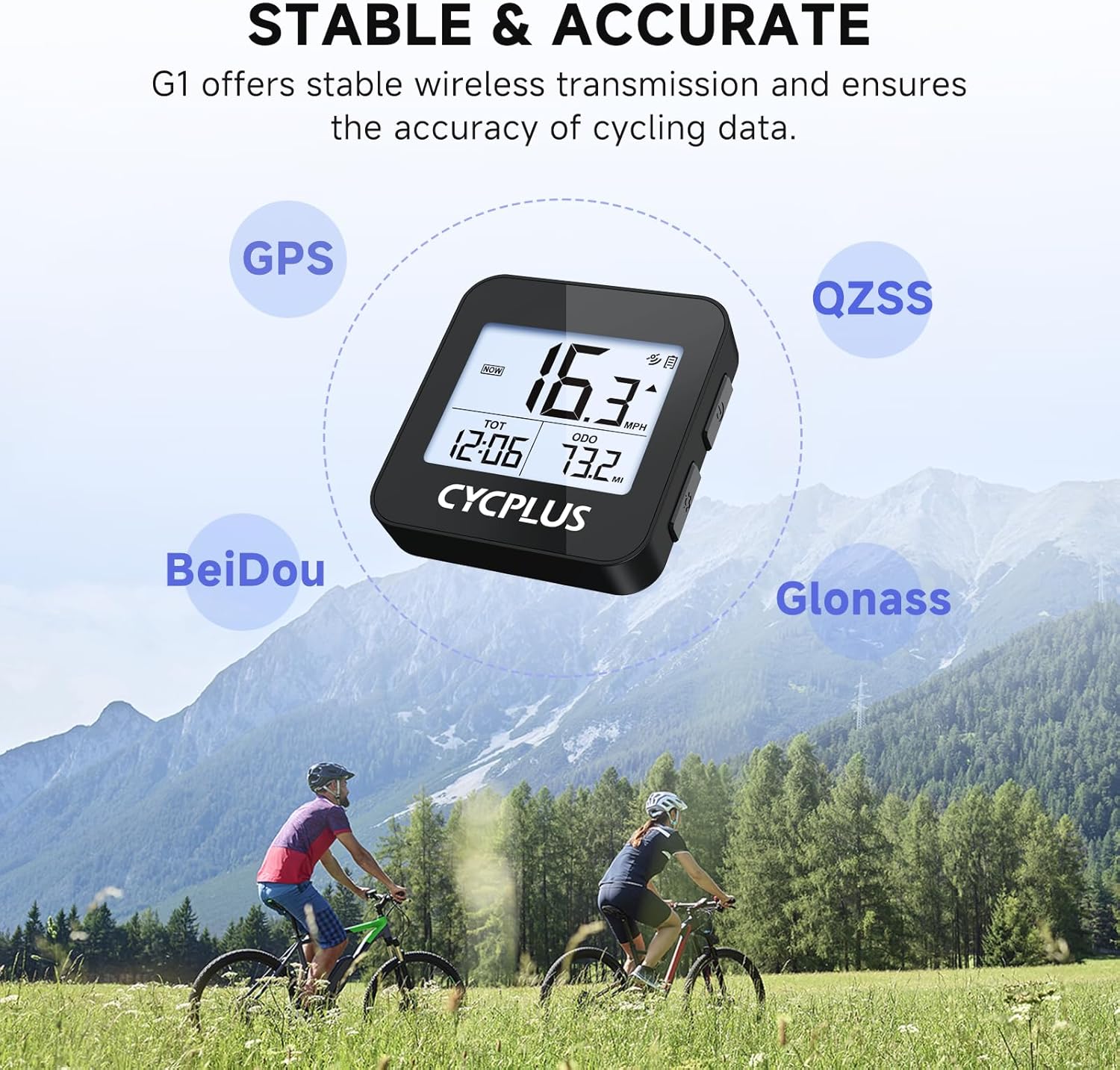 Cycplus Mini Computer da Bicicletta GPS Wireless - immagine 4