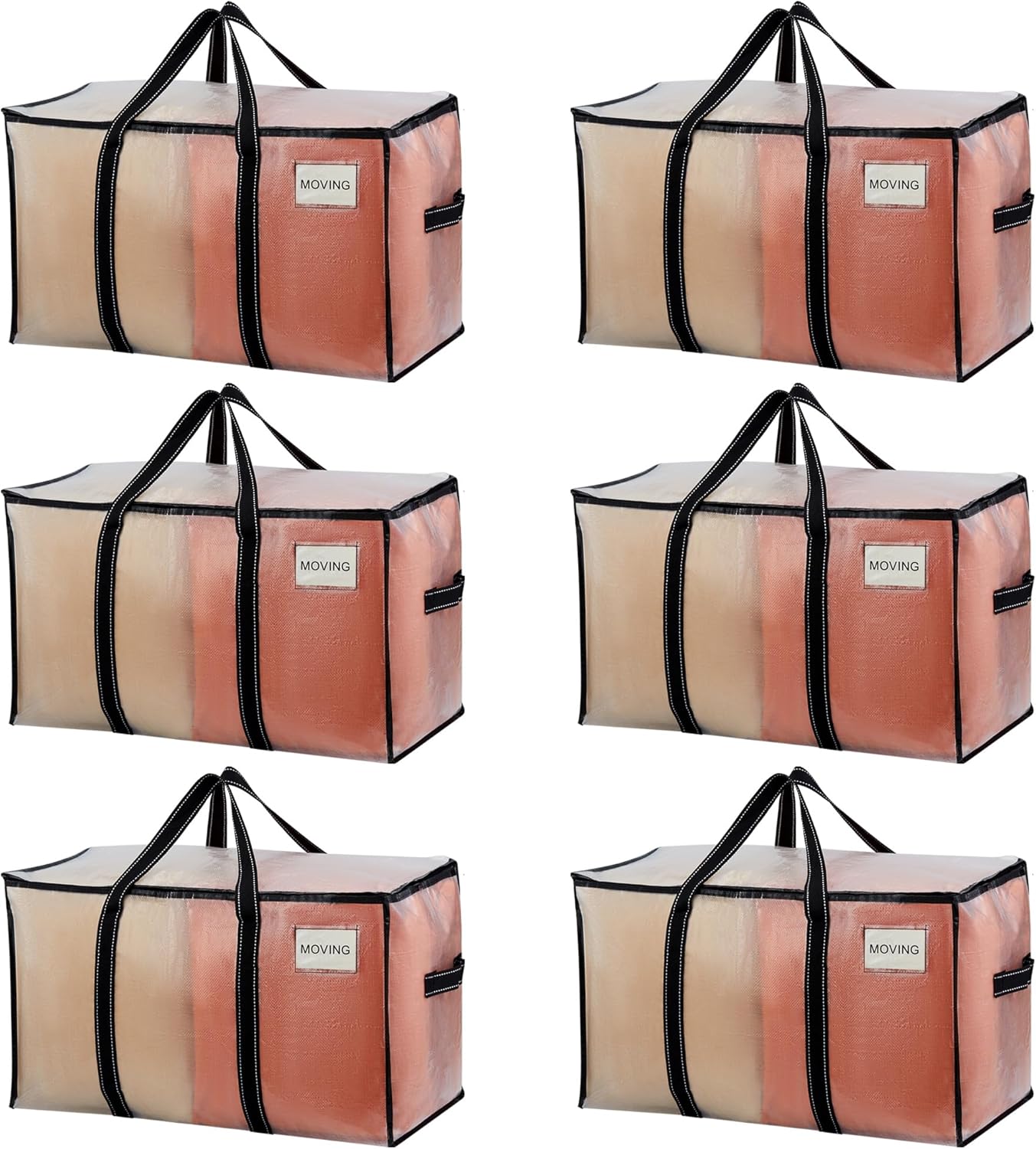 Veno 6 Borse Trasloco Grandi 95L Trasparente - immagine 1