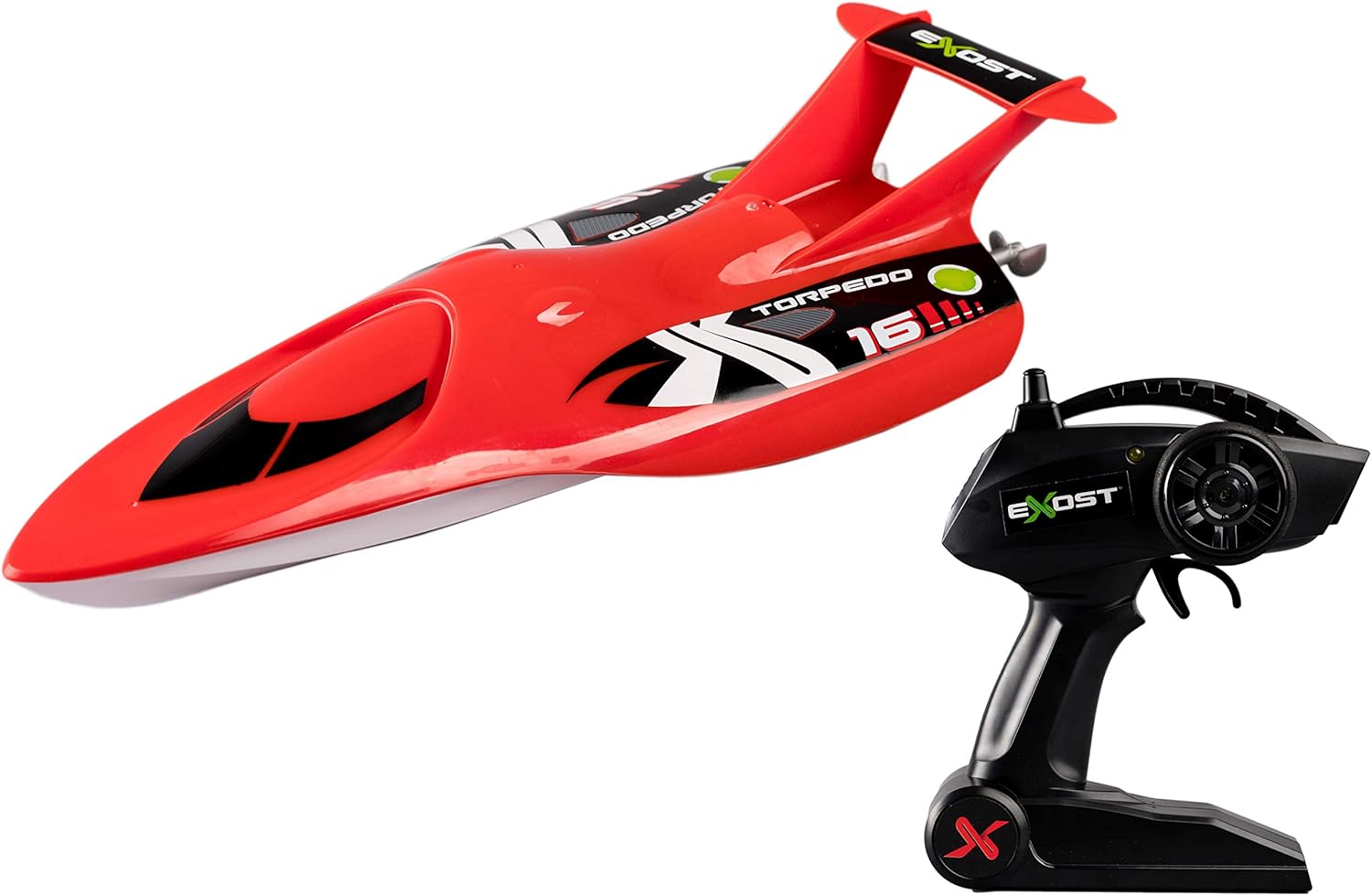Exost - Auto Telecomandata Torpedo, Rosso - immagine 2