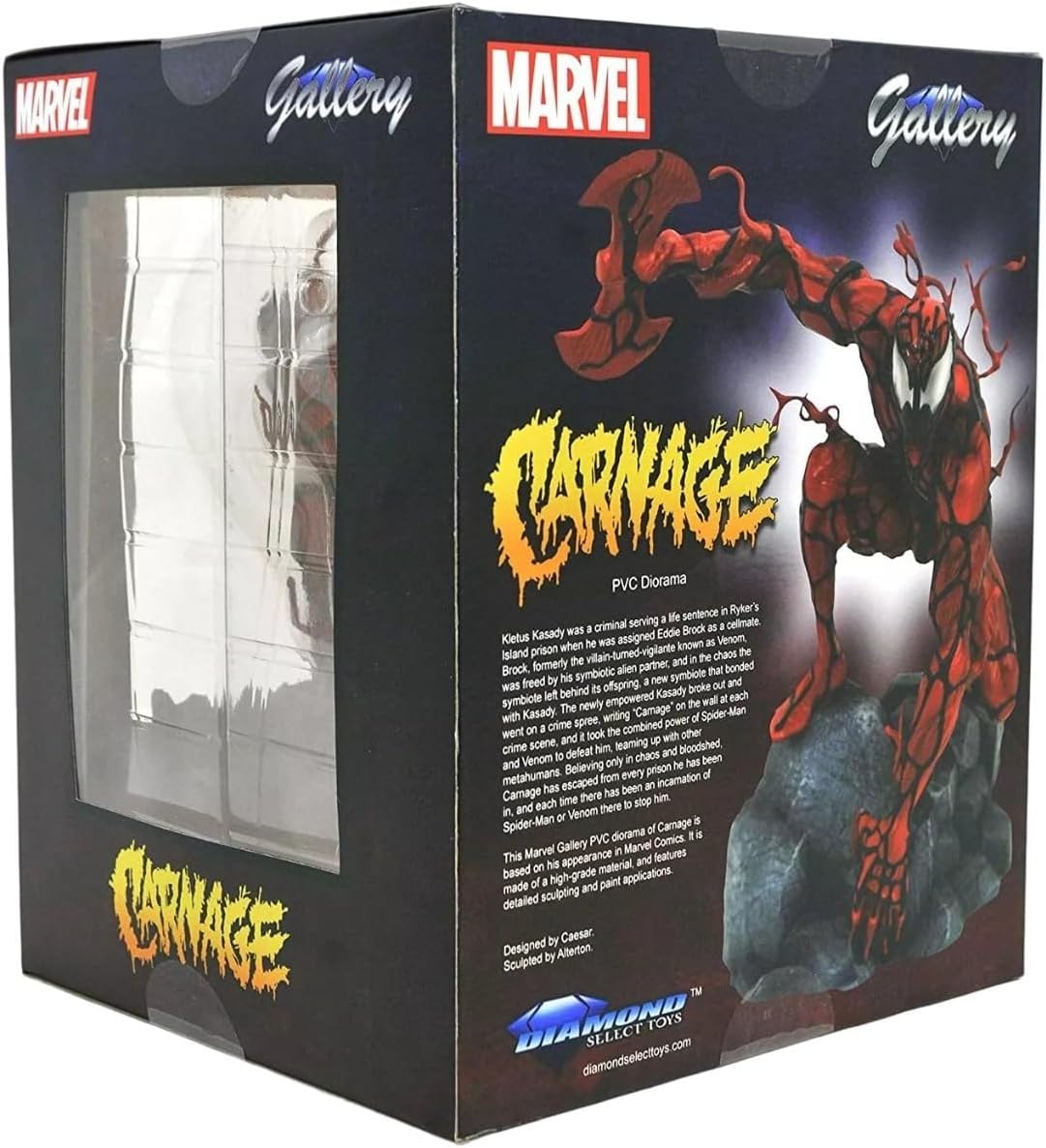 Diamond Select 64947 - marvel gallery carnage comic statua 25cm - immagine 1