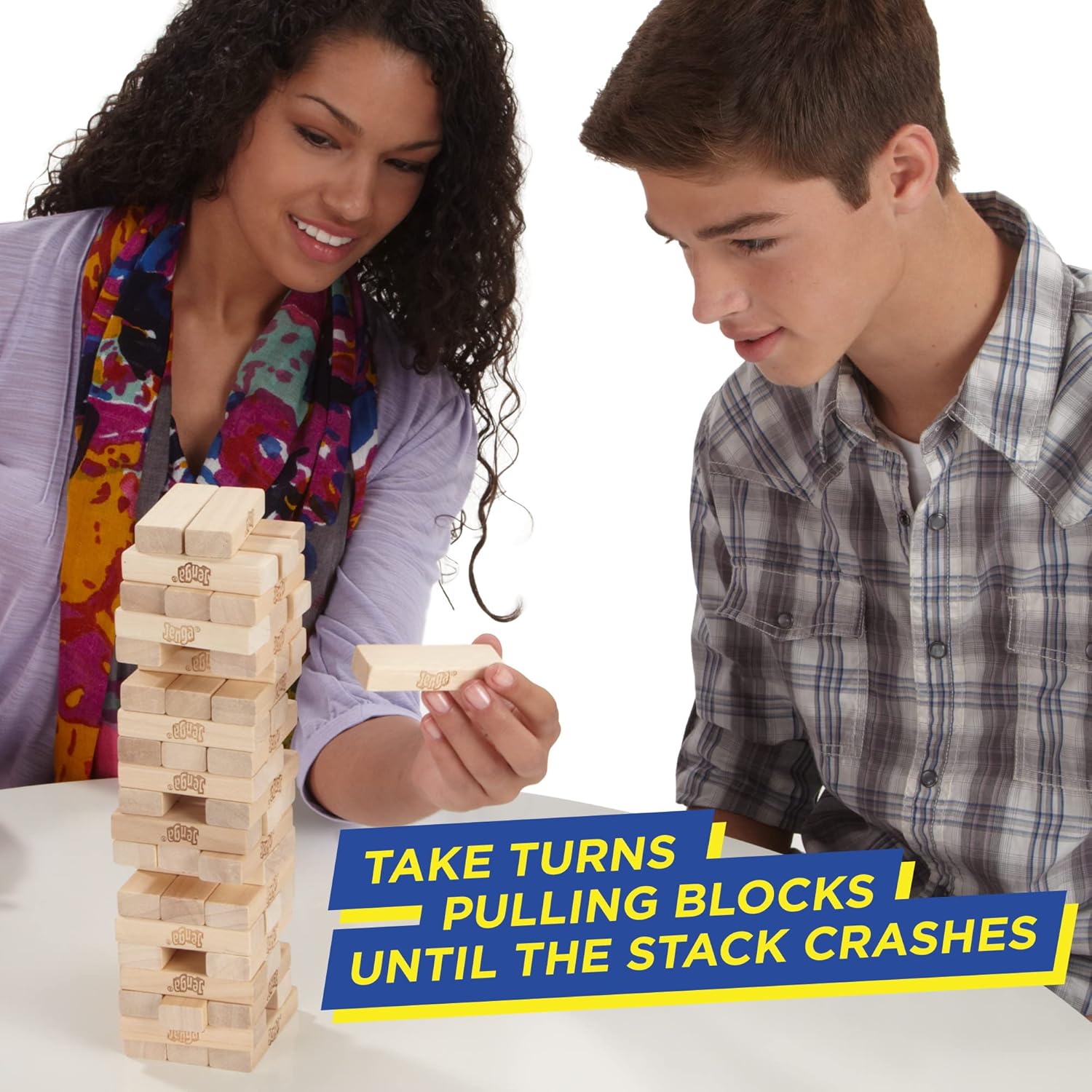 Hasbro Gaming Jenga - Gioco Originale con Mattoncini - immagine 8