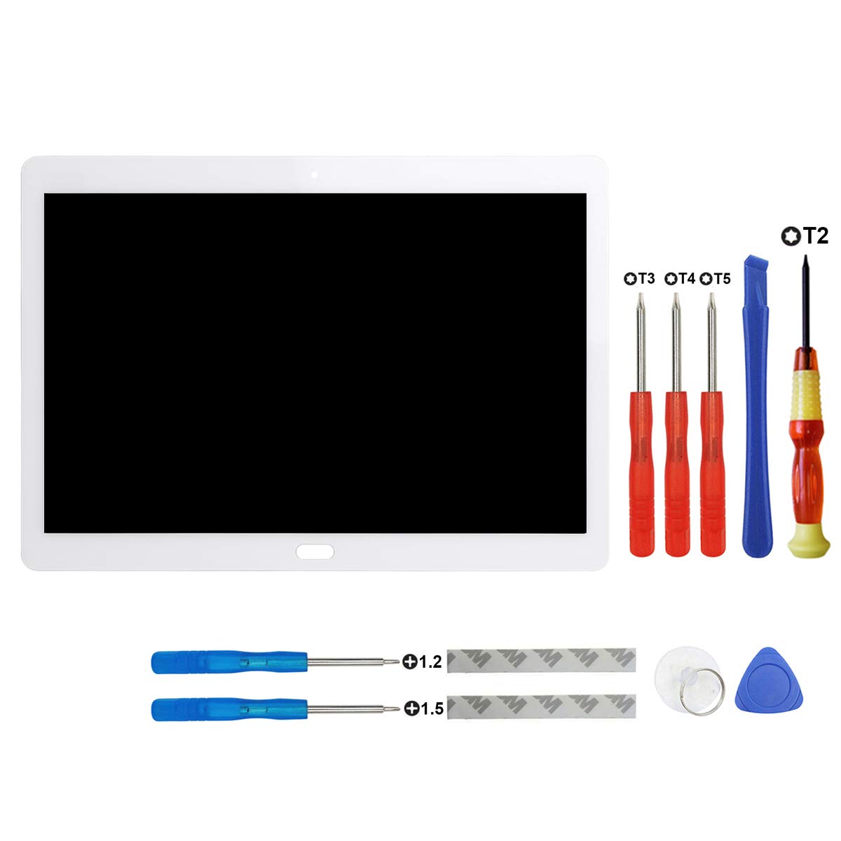 swark - Display LCD per Huawei MediaPad M3 Lite 10,1", Bianco