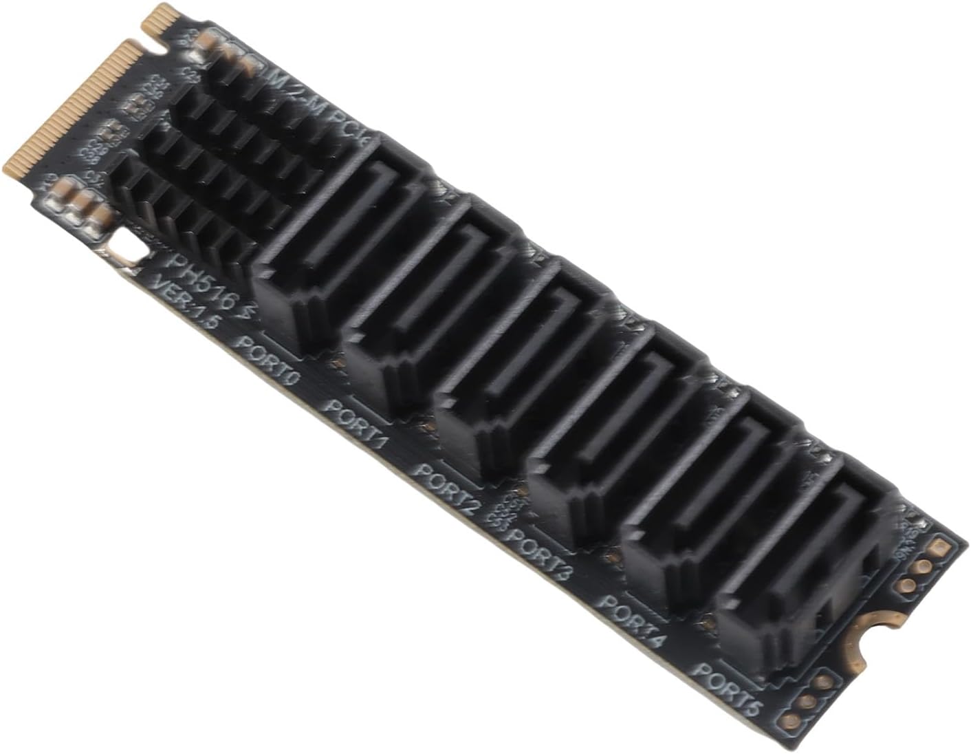 Scheda Adattatore M.2 a SATA3.0 - 5 Porte - immagine 6