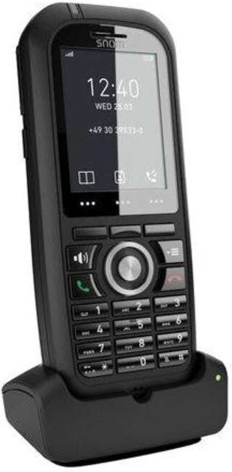Snom M80 IP Office DECT Ruggedized Handset, Nero - immagine 1