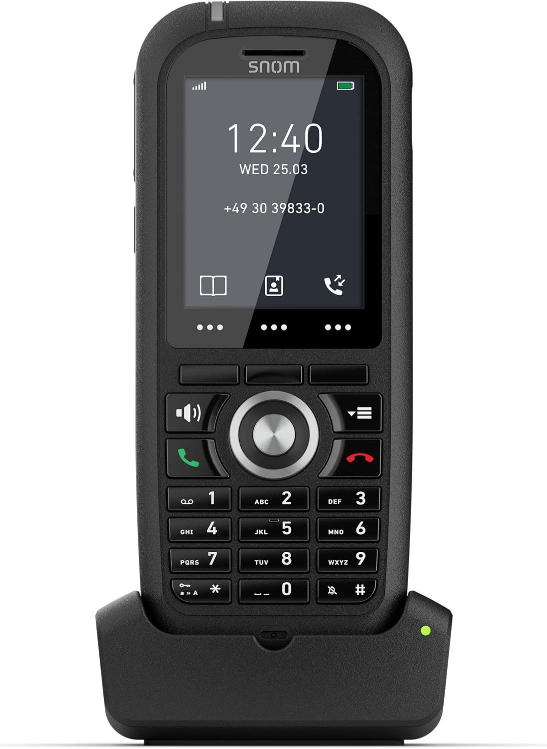 Snom M80 IP Office DECT Ruggedized Handset, Nero - immagine 2