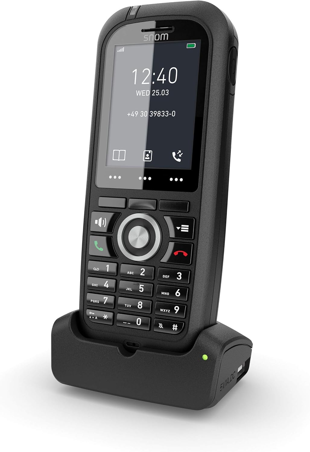 Snom M80 IP Office DECT Ruggedized Handset, Nero - immagine 3