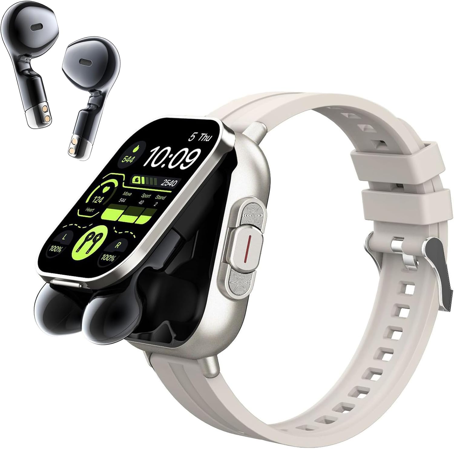 Denash Smartwatch e Auricolari 2 in 1, 2,01'' HD - immagine 1