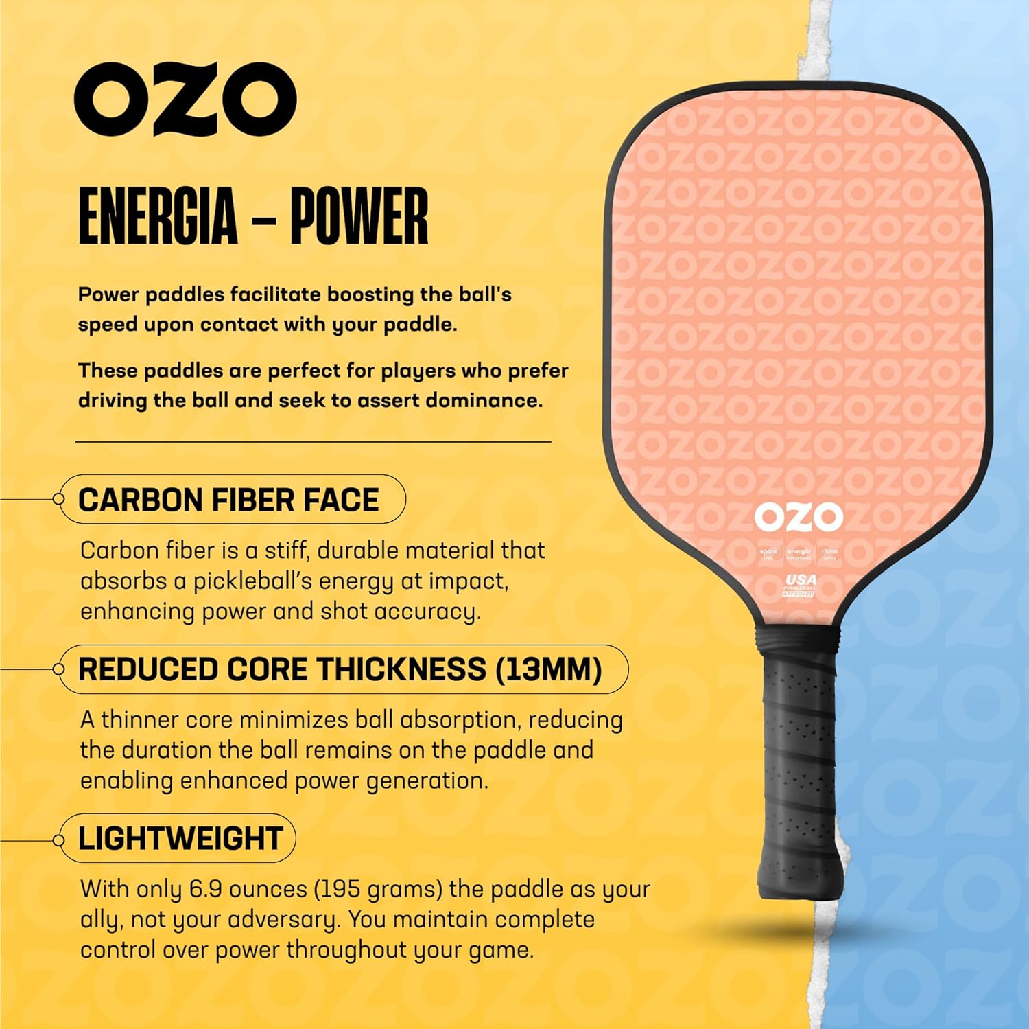 OZO Single Paddle, Unisex Adulto - immagine 4