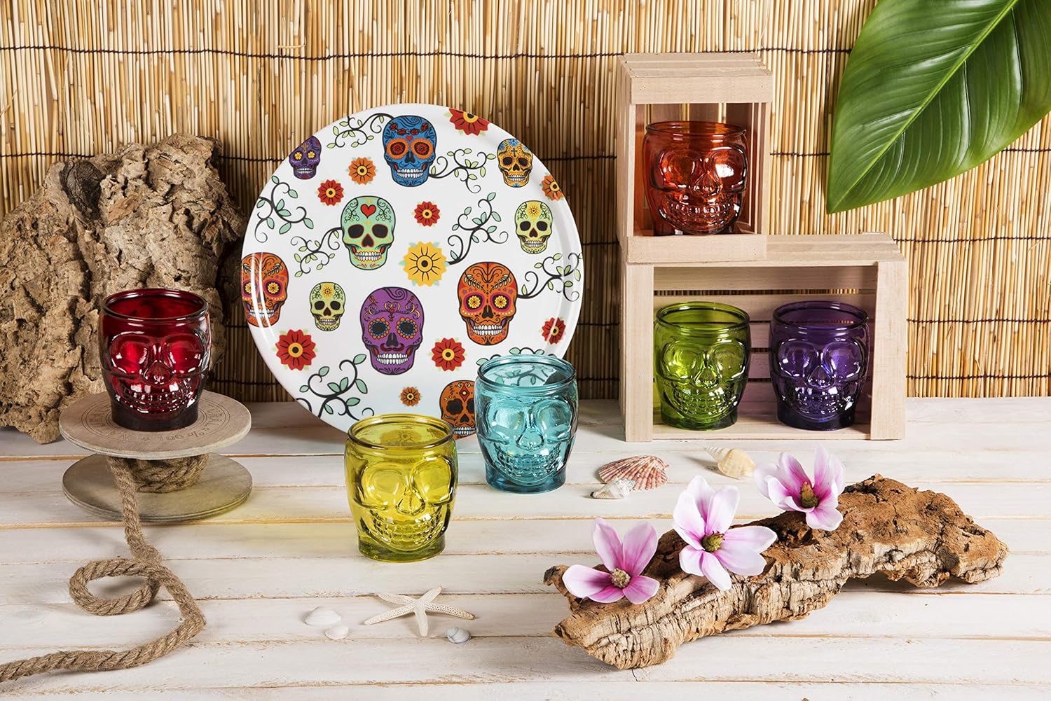 Excelsa SET 6 BICCHIERI CALAVERA MULT. - immagine 3